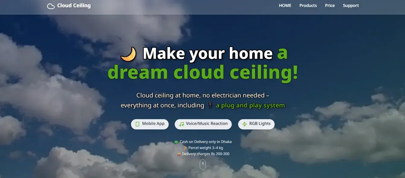 Cloud Ceiling
