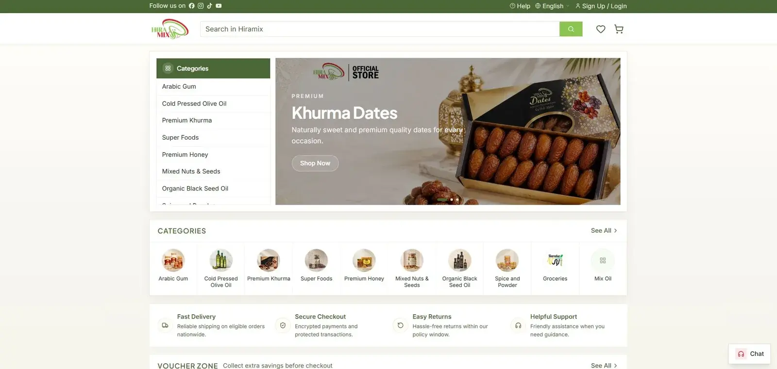 Hiramix E-Commerce